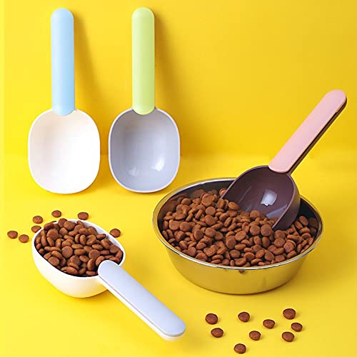 Purrfects Pet Food Scoop & Clip (Neon/Grey)