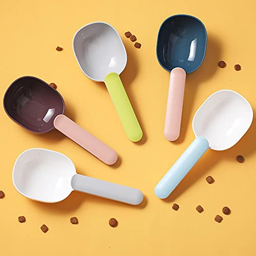 Purrfects Pet Food Scoop & Clip (Neon/Grey)