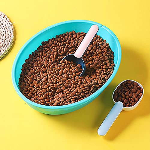 Purrfects Pet Food Scoop & Clip (Neon/Grey)